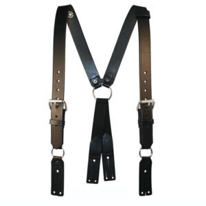BareBones Firefighter's Leather Suspenders