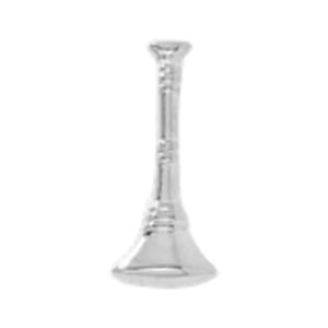Blackinton 1 Vertical Silver Bugle