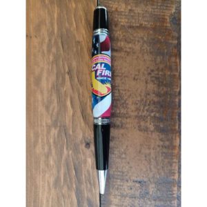 CAL FIRE Stars & Stripes Chrome Ballpoint Pen
