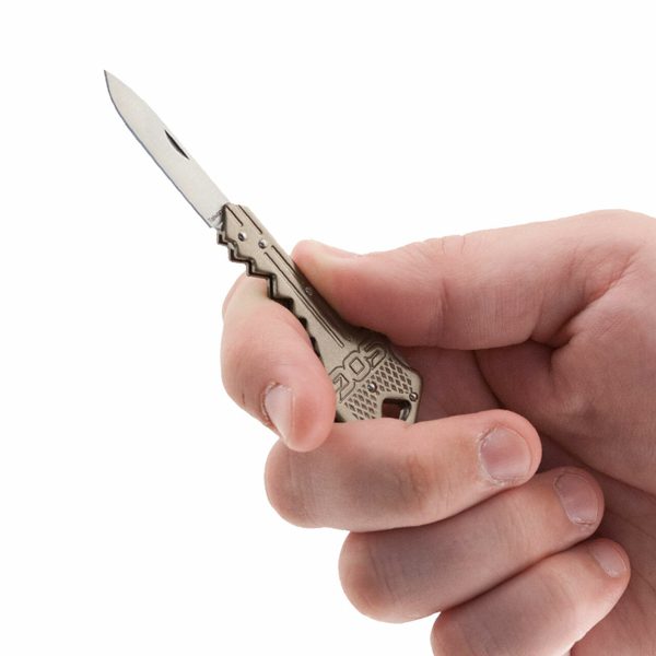 SOG Key Knife - Brass - Image 2
