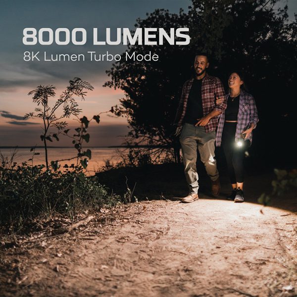 NEBO DAVINCI 8000 8,000 Lumen LED Rechargeable Flashlight & Power Bank - Image 2