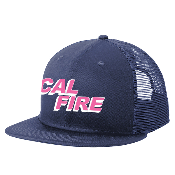 New Era CAL FIRE Pink Standard Fit Snapback Trucker Cap