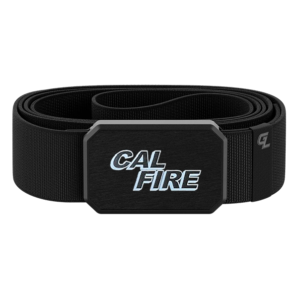 CAL FIRE Magnetic Belt Buckle with Black Stretch Belt One Size