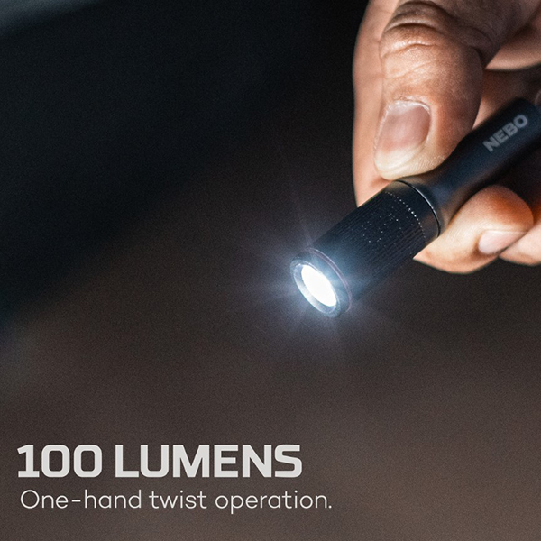 100 Lumens NEBO COLUMBO Keychain Pocket Light